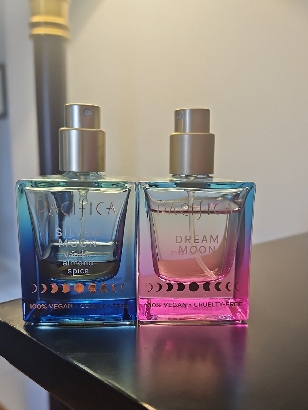 2 Pacifica Perfumes Silver Moon And Dream Moon Both 1 Ounce Bottles